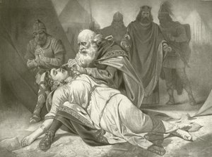 Rei Lear Ato V, Cena III (gravura) de Felix Octavius Carr Darley