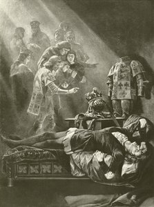Rei Ricardo III Ato V, Cena III (gravura) de Felix Octavius Carr Darley
