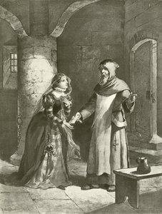 Medida por Medida. Ato IV, Cena III (gravura) de Felix Octavius Carr Darley