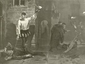 Otelo Ato V, Cena I (gravura) de Felix Octavius Carr Darley