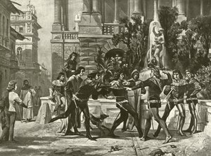 Romeu e Julieta. Ato III, Cena I (gravura)