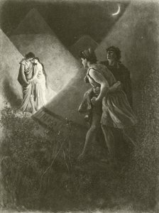 Troilo e Cressida. Ato V-Cena II (gravura) de Felix Octavius Carr Darley