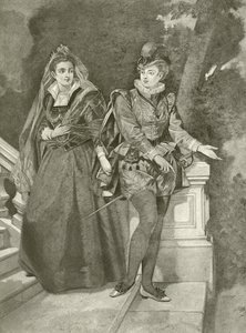 Décima Segunda Noite. Ato III, Cena IV (gravura) de Felix Octavius Carr Darley