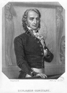 Henri Benjamin Constant de Rebecque (1767-1830) no Tribune de Felix Philippoteaux