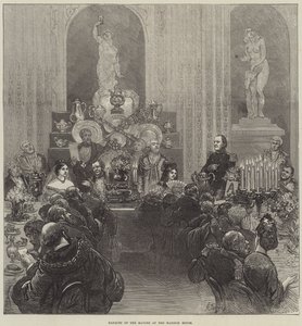 Banquete dos prefeitos na mansão de Felix Regamey