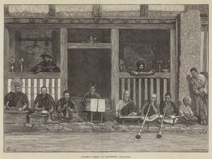 Sacerdotes budistas em Darjeeling, Himalaia
