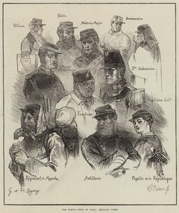 O Cerco Francês de Paris, Tipos Militares