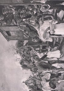 Ilustração de Hindenburg publicada pela Daterlandischer Derlag C U Weller Berlin de Felix Schwormstadt