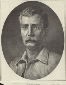 Henry Morton Stanley (gravura) de Felix Stone (after) Moscheles