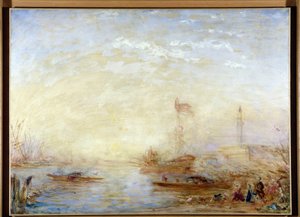 Vista de Veneza e Bucentauro (Bucentoro) de Félix Ziem