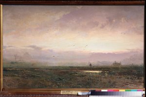 Matin (Manhã) - Peinture de Fyodor Vasilyev (Feodor Alexandrovich, Fiodor Alexandrovitch Vassiliev (1850-1873), huile sur toile