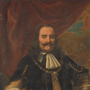 Michiel Adriaensz de Ruyter (1607-1676), tenente-almirante de Ferdinand Bol (copy after)