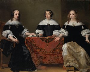 Retrato das Três Regentes do Leprozenhuis, Amsterdã Três regentes do asilo dos leprosos em Amsterdã, 1668