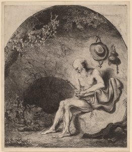 São Jerônimo na Caverna de Ferdinand Bol