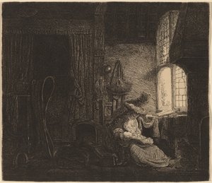 A família no quarto de Ferdinand Bol