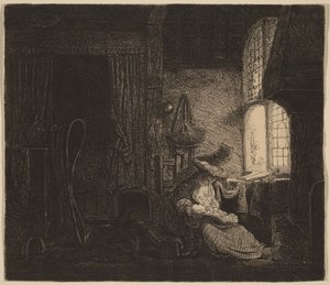A família no quarto de Ferdinand Bol