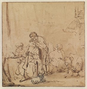 A cura de Tobit de Ferdinand Bol