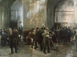 Na Bolsa de Valores