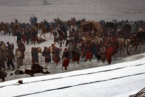 Bourbaki-Panorama von Ferdinand & Castres Edouard (1838-1902) Hodler