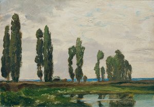 Região de Tábor (aus der Mappe "16 Ansichten tschechischer Landschaft 