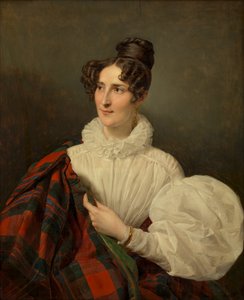 Senhora de vestido branco de Ferdinand Georg Waldmüller