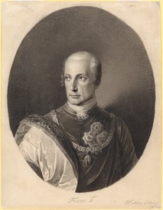 Francisco I (1768-1835, imperador do Sacro Império Romano-Germânico Francisco II de 1792-1806, imperador da Áustria Francisco I a partir de 1804) de Ferdinand Georg Waldmüller