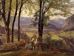 Vista de Ischl de Ferdinand Georg Waldmüller