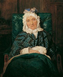 Aloisia Eltz na poltrona de Ferdinand Georg Waldmuller