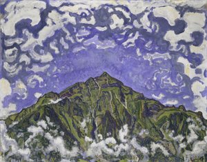 Monte Niesen visto de Heustrich, 1910 de Ferdinand Hodler