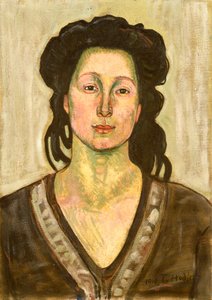 Retrato de Jeanne Cerani, 1910 de Ferdinand Hodler