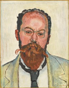 Retrato de Mathias Morhardt 1863-1939, 1913. de Ferdinand Hodler