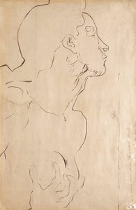 Estudo para "Feeling I", 1901 de Ferdinand Hodler