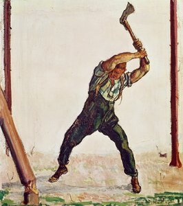 The Woodman, 1910 de Ferdinand Hodler