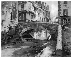 Pont Breton, c1890-1940 1924 de Ferdinand Jean Luigini