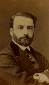 Retrato de Leon Joseph Florentin Bonnat, pintor francês; cartão de visita