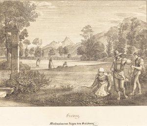 Sexta-feira - Prado antes de Aigen perto de Salzburgo