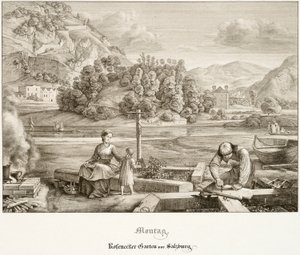 Segunda-feira: Rosenecker Garden antes de Salzburgo