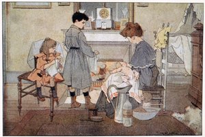 O banho do bebé, c.1930 (imprimir)