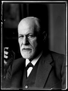 Fotografia de Sigmund Freud (1856-1939) de Ferdinand Schmutzer