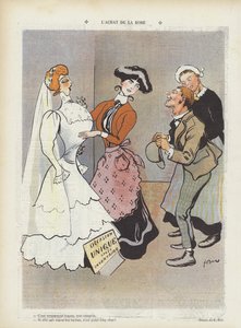 Ilustração para Le Rire (cor litho) de Ferdinand Sigismund Bac