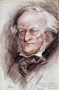 Retrato de Richard Wagner (desenho