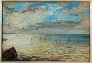 La mer vu des hauteurs de Dieppe - o mar visto das alturas de Dieppe
de Dieppe ... de Ferdinand Victor Eugene Delacroix