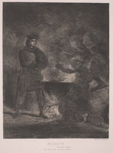 Macbeth (gravura) de Ferdinand Victor Eugene Delacroix