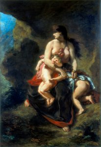 Medéia, 1862 de Ferdinand Victor Eugene Delacroix