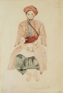 Comerciante de Fez, c.1832 de Ferdinand Victor Eugene Delacroix