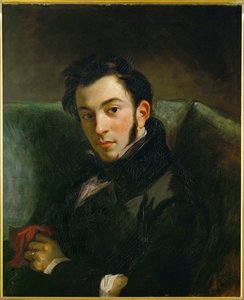 Retrato de Frederic Villot (óleo sobre tela) de Ferdinand Victor Eugene Delacroix