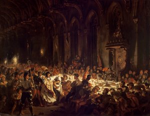 O Assassinato do Bispo de Liège de Ferdinand Victor Eugene Delacroix