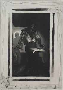 O ferreiro. de Ferdinand Victor Eugene Delacroix