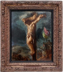 A Crucificação de Ferdinand Victor Eugene Delacroix