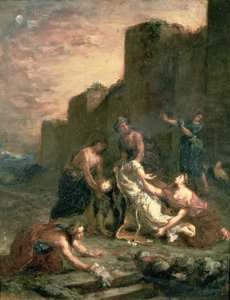 O martírio de Santo Estêvão, 1860 de Ferdinand Victor Eugene Delacroix